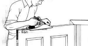 Подгонка полотна двери