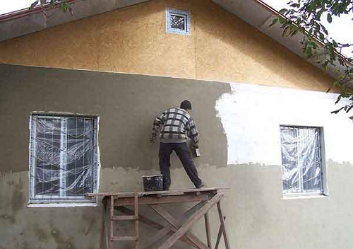 штукатурка по пенопласту