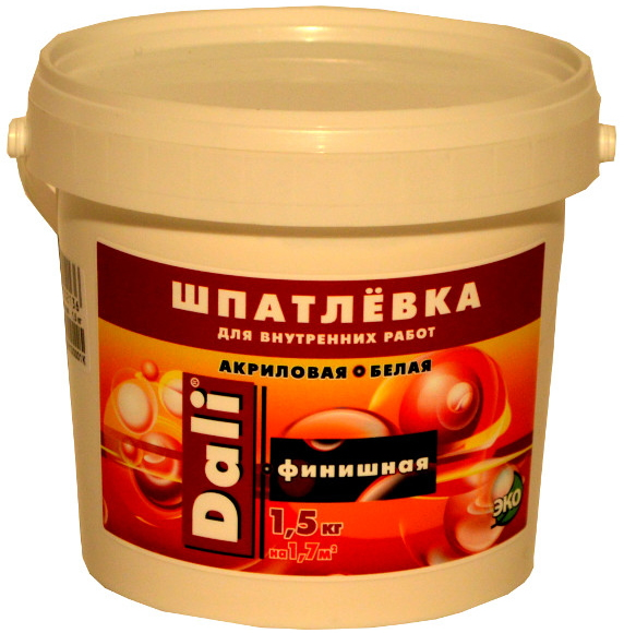 акриловая финишная шпаклевка