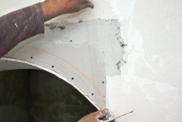 заделываем неровности