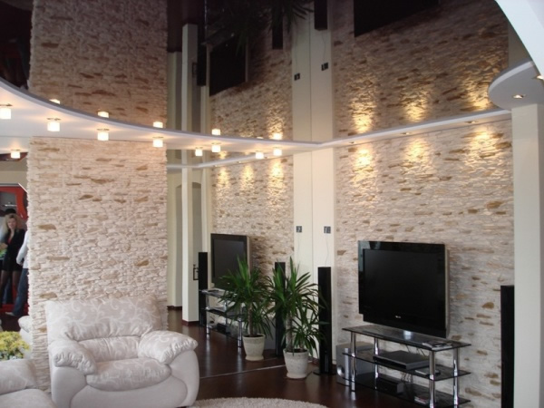 зеркальный потолок