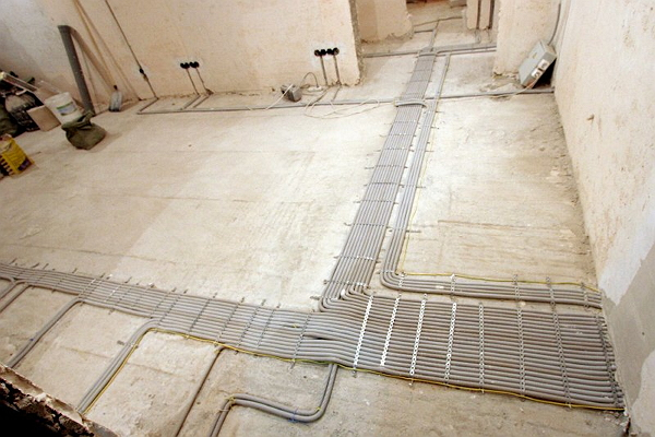 закрытая электропроводка в квартире