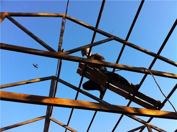 Фото металлического каркаса крыши