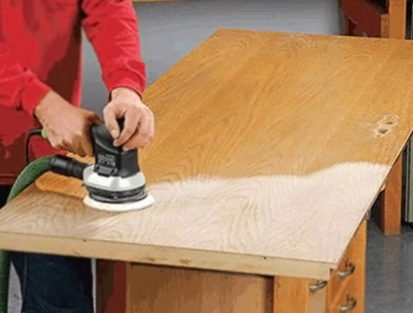 Шлифуем плоскость шлифмашиной