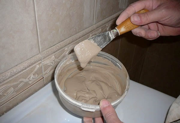 Фото затирки для плитки на основе цемента