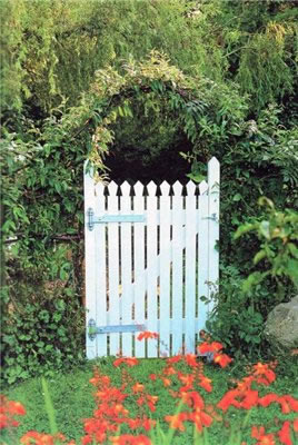 Пример калитки в ландшафтном дизайне