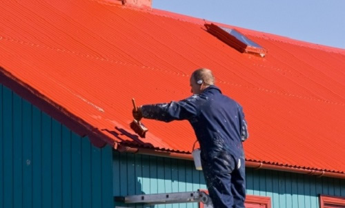 покраска асбестоцементного шифера