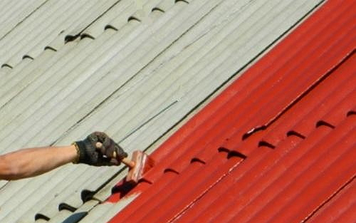 покраска шифера