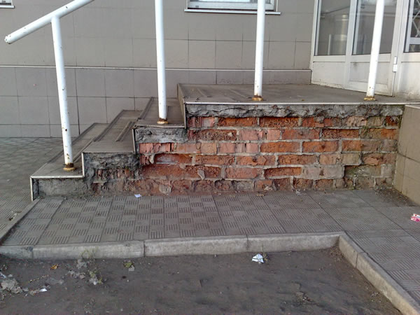 Результат нарушения технологии