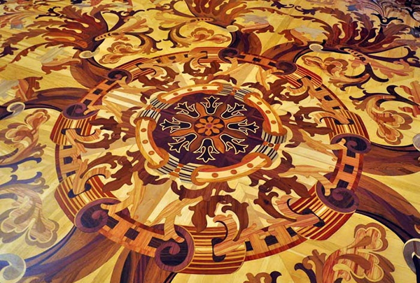 Фото художественного паркета