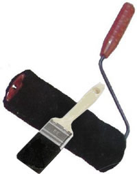 Кисть и валик