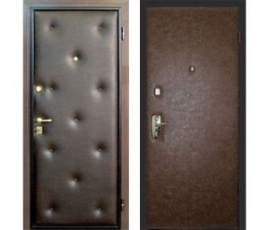 Обивка входной двери различными материалами. 