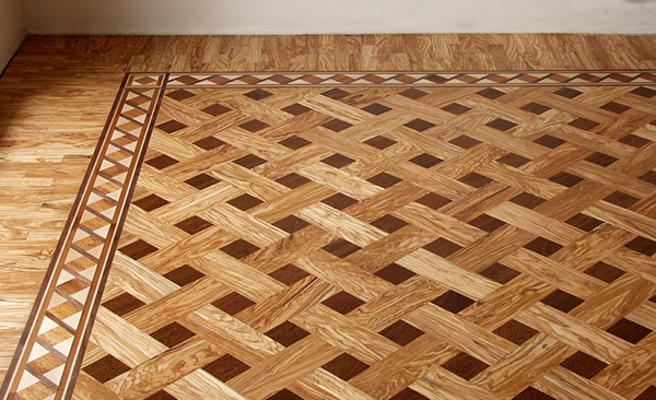 Фото паркета из модульной доски