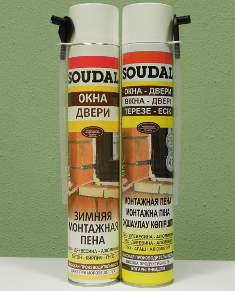 Фото однокомпонентной монтажной полиуретановой пены