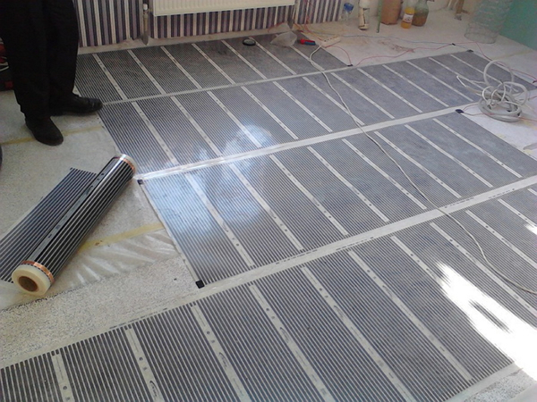 электрический теплый пол под линолеум