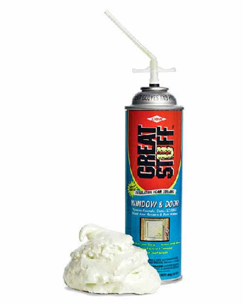 Фото использованного баллона монтажной пены