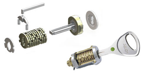 Дисковый замок