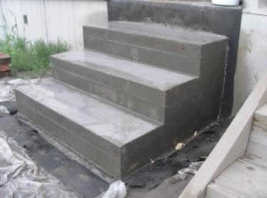 Крыльцо из бетона