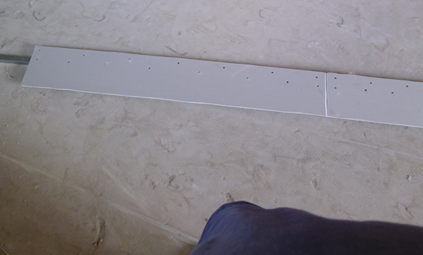 сборка стенки ниши для штор