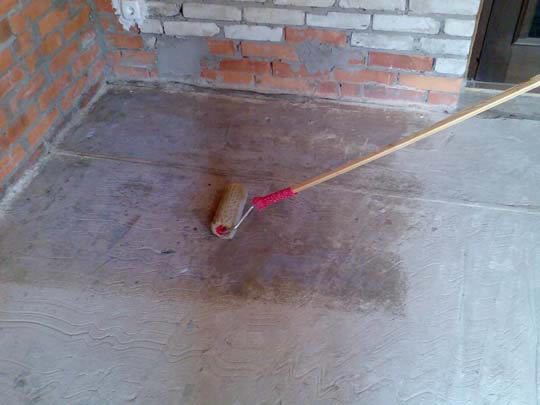 нанесение грунтовки