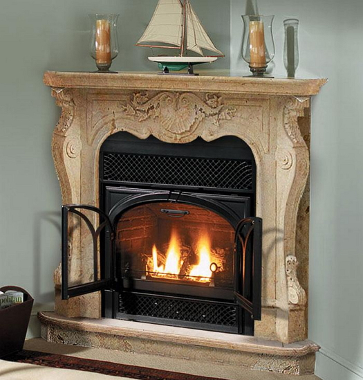 Фото удобного расположения углового электрокамина