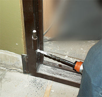  установка коробки металлической двери своими руками