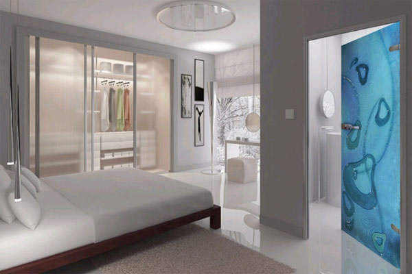 Стеклянные двери в интерьере