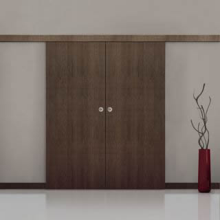 Двустворчатая раздвижная дверь