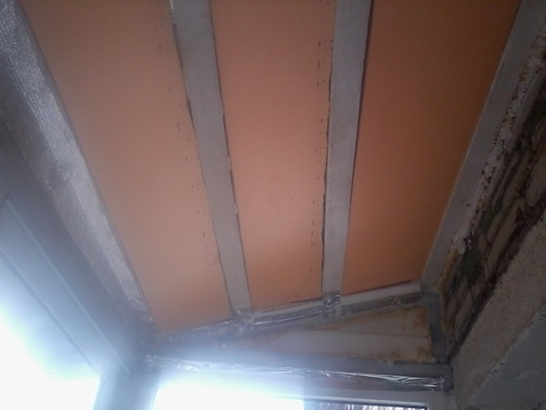 Фото утепления потолка частного дома пеноплексом