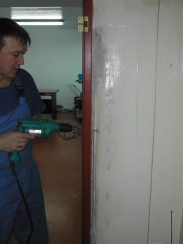 Установка коробки