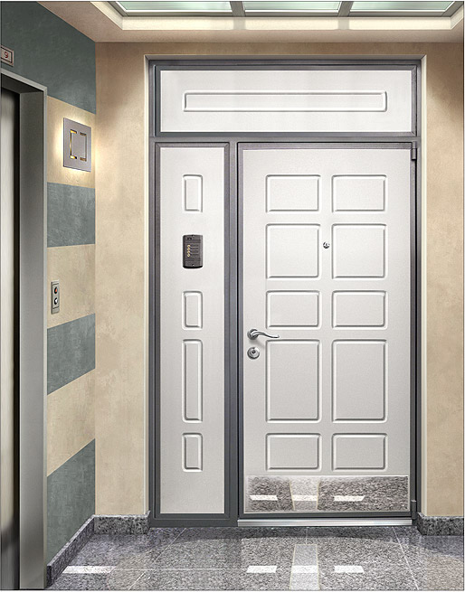 Входные двери с фрамугами