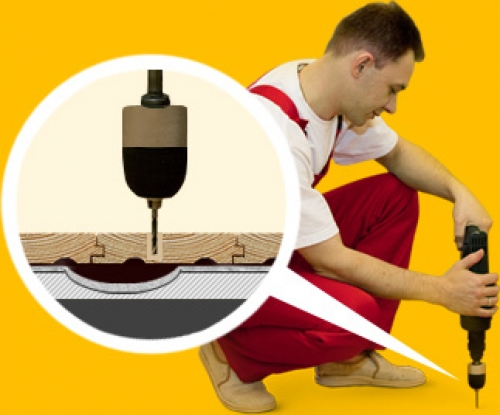 ремонт скрипучей планки паркета