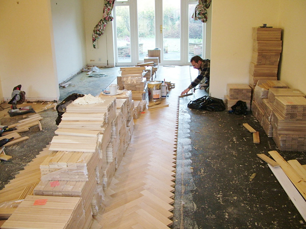 монтаж паркетного покрытия