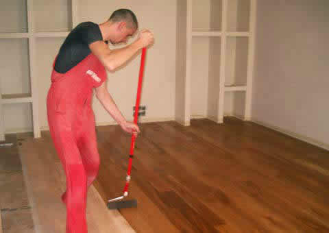 Фото тонировки отремонтированного паркета