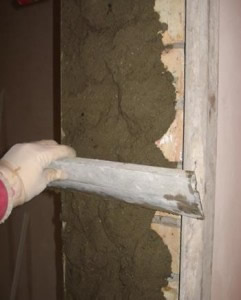 Оштукатуривание стены