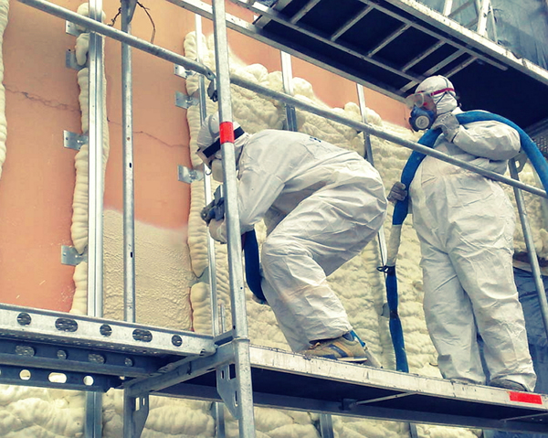 Фото утепления стен дома жидким пенопластом