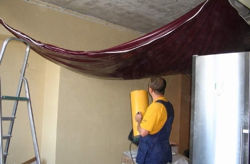 звукоизоляция натяжного потолка