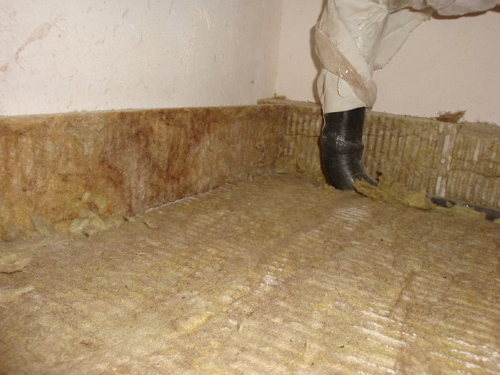 звукоизоляция пола стекловатой