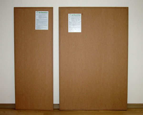 картонные плиты Экозвукоизол для звукоизоляции потолка