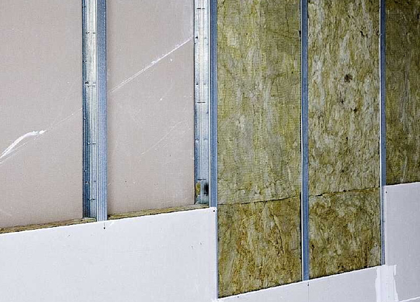 Фото каркаса для звукоизоляции гипсокартонных стен