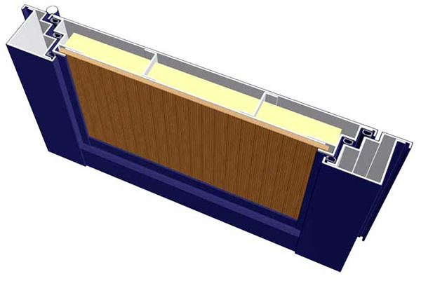 дополнительные ребра жесткости внутри дверной конструкции